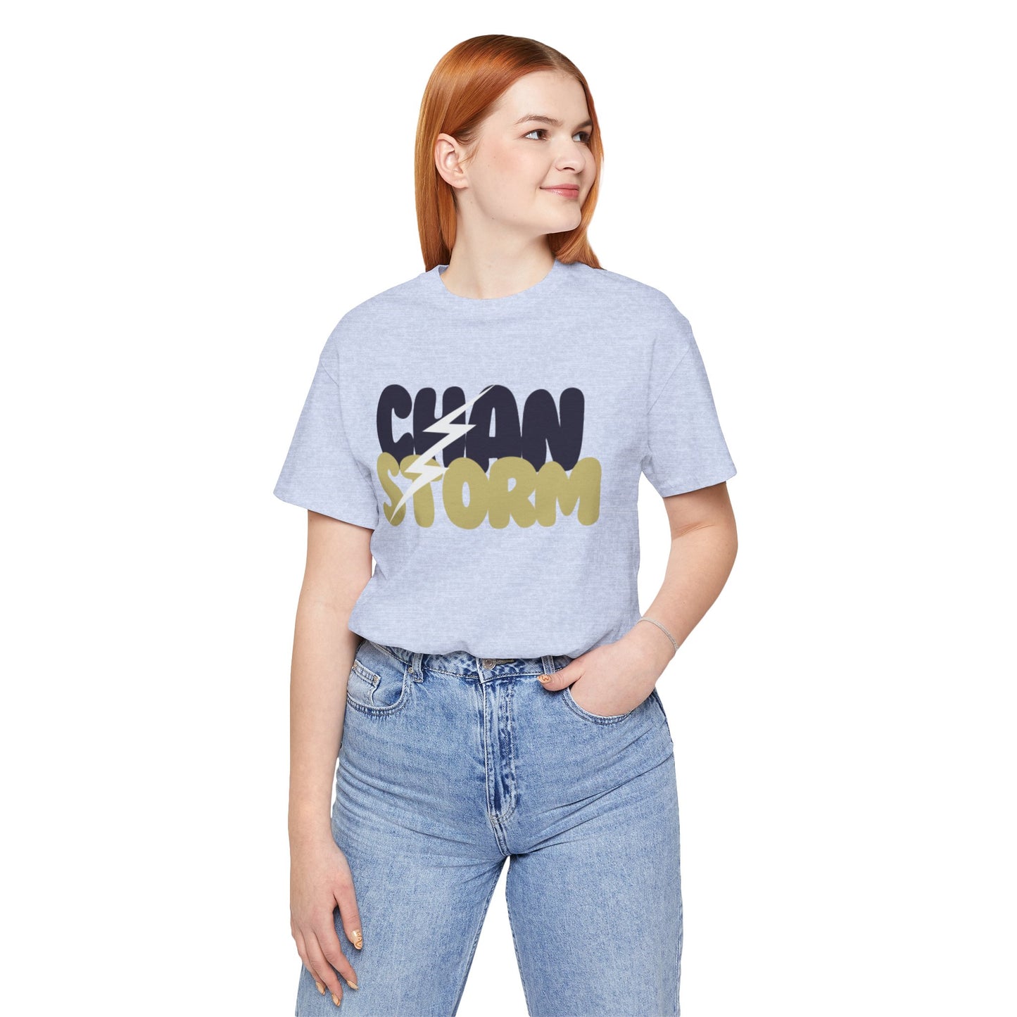 Chan Storm Bubble Letters Unisex Jersey Short Sleeve Tee - Multiple Colors