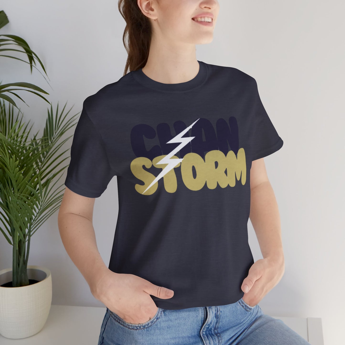 Chan Storm Bubble Letters Unisex Jersey Short Sleeve Tee - Multiple Colors