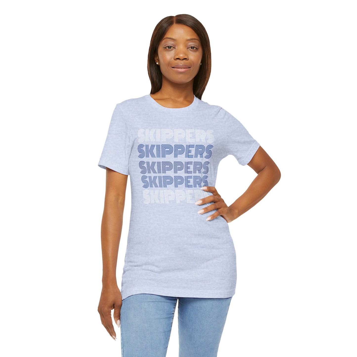 Skippers 5x Line Unisex Jersey Short Sleeve Tee - Multiple Colors