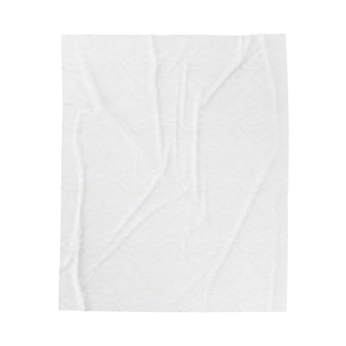 Chanhassen Velveteen Plush Blanket - White