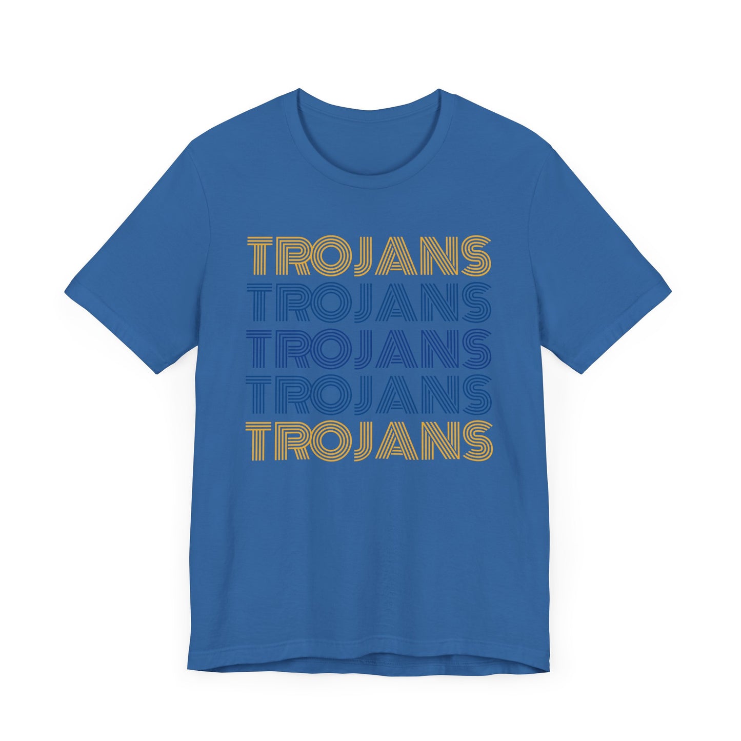 Trojans 5x Line Unisex Jersey Short Sleeve Tee - Multiple Colors