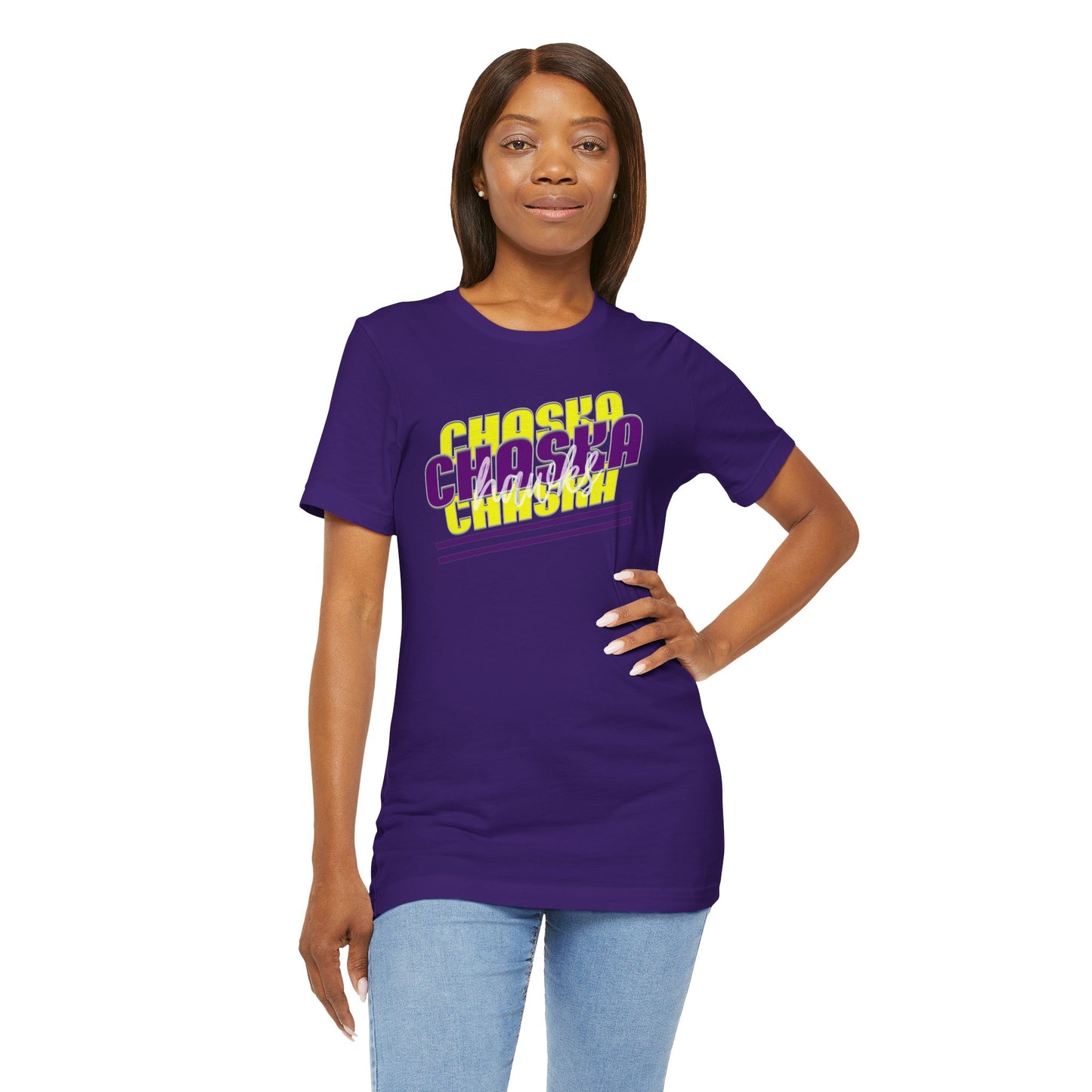 Chaska Hawks Unisex Jersey Short Sleeve Tee - Multiple Colors