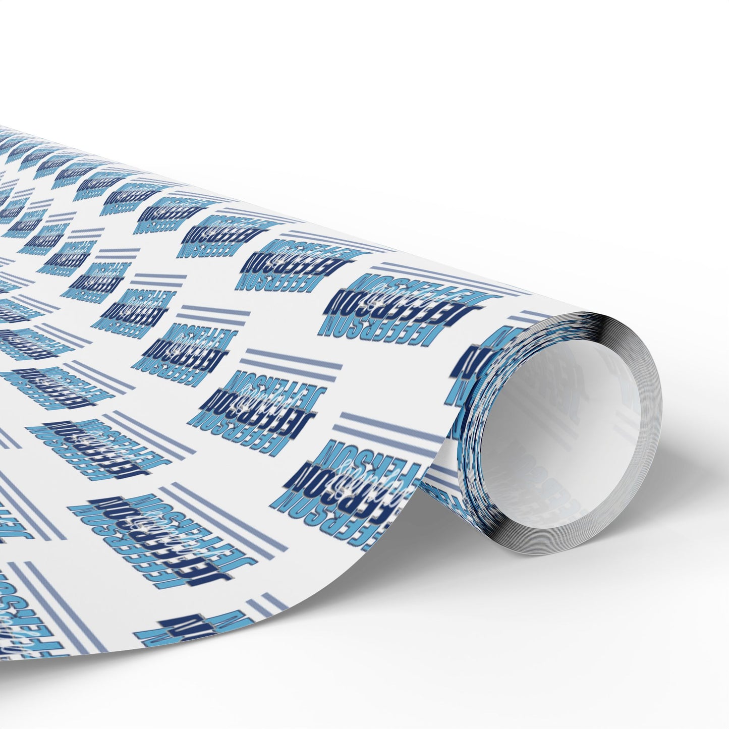 Jefferson Jaguars Wrapping Paper - White