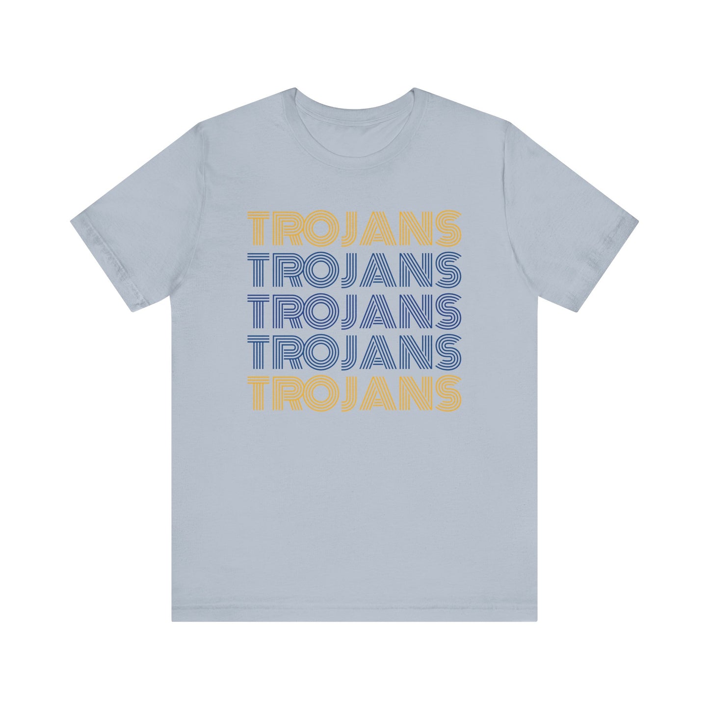 Trojans 5x Line Unisex Jersey Short Sleeve Tee - Multiple Colors