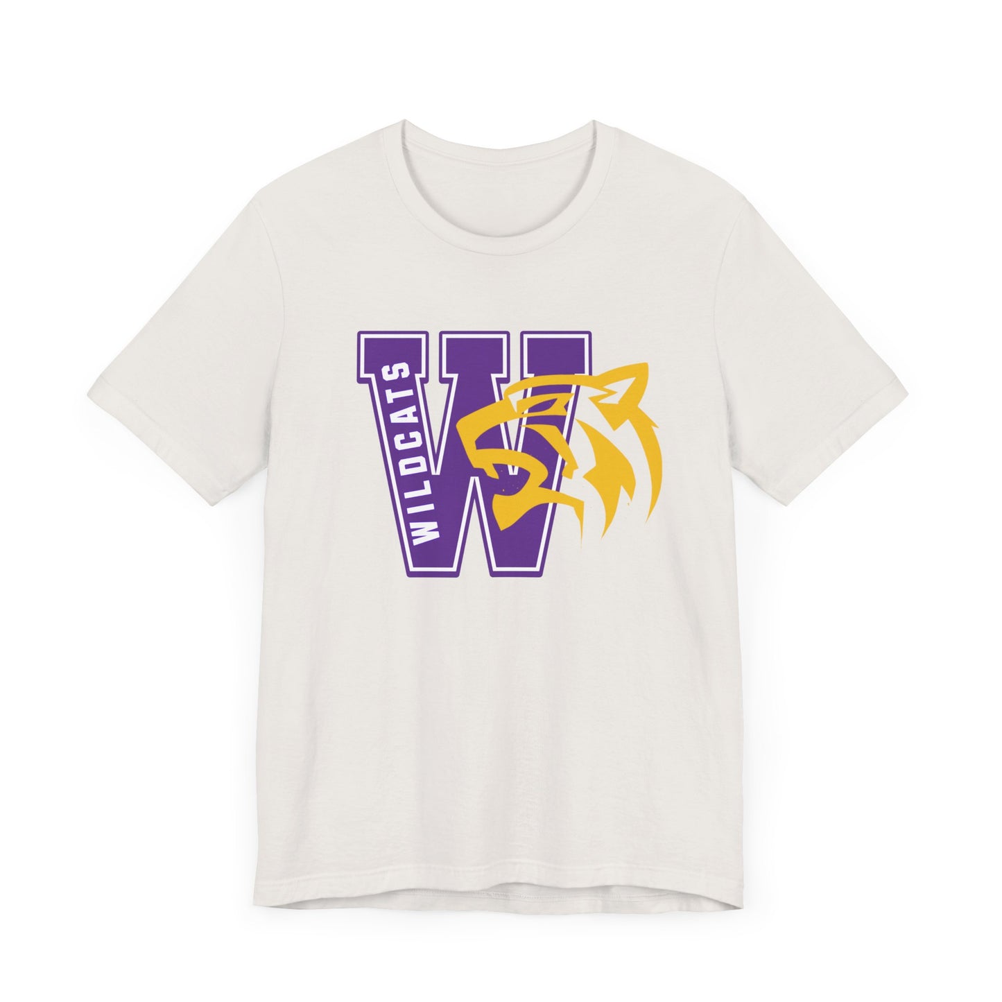 Wildcats Monogram Unisex Jersey Short Sleeve Tee - Multiple Colors