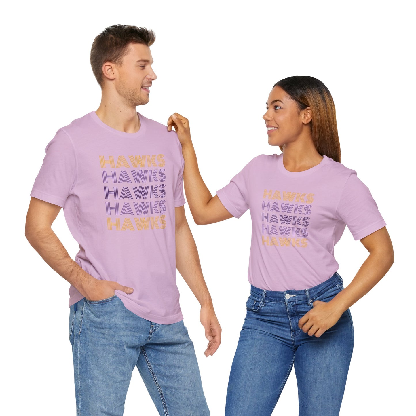 Hawks 5x Lines Unisex Jersey Short Sleeve Tee - Multiple Colors