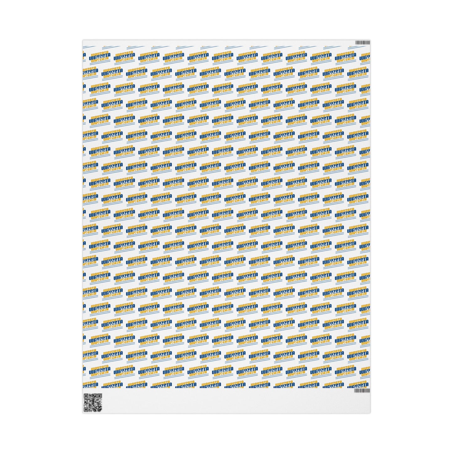 Wayzata Trojans Wrapping Paper - White