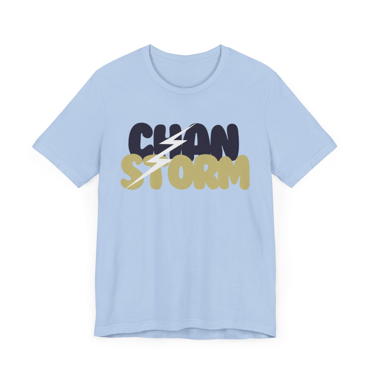 Chan Storm Bubble Letters Unisex Jersey Short Sleeve Tee - Multiple Colors