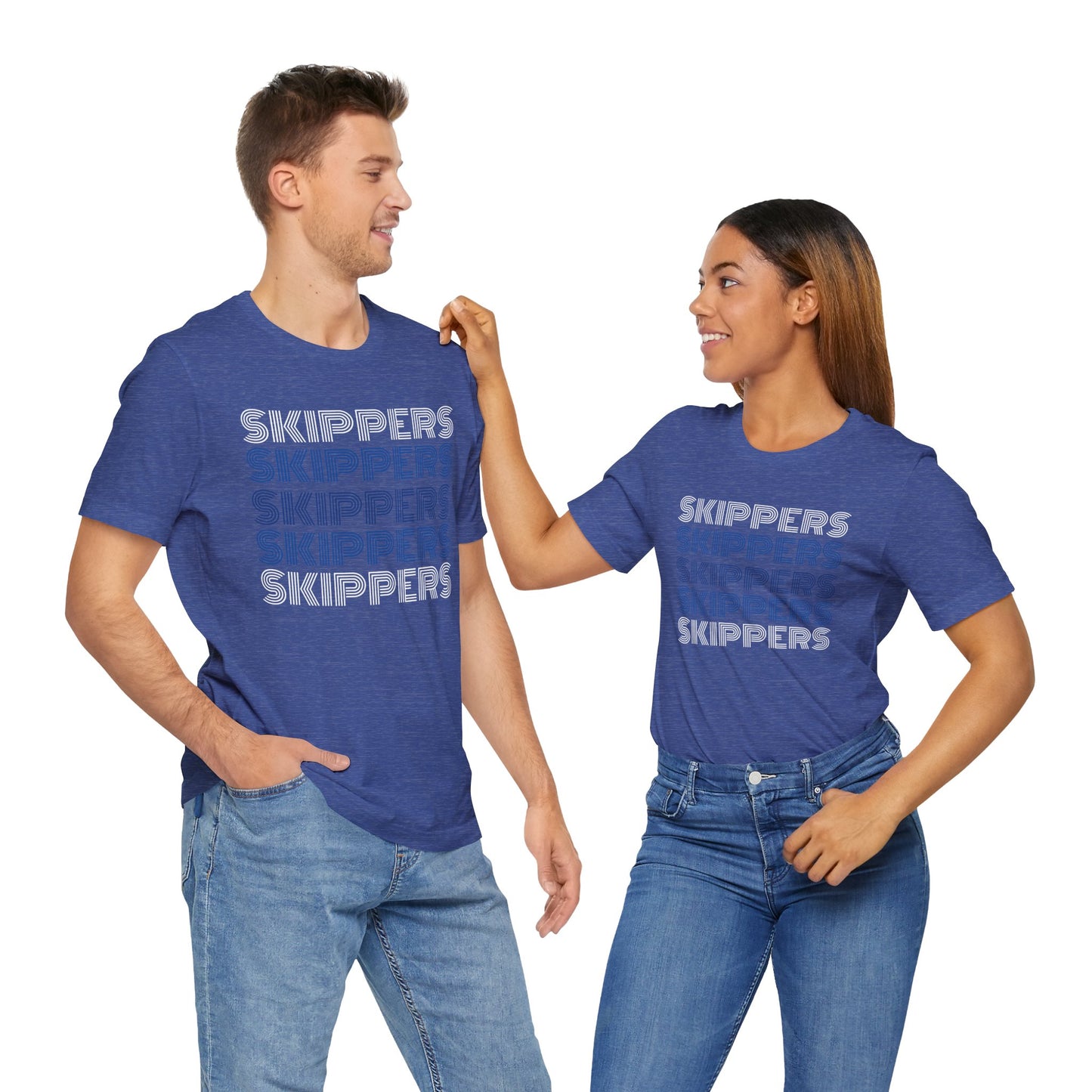 Skippers 5x Line Unisex Jersey Short Sleeve Tee - Multiple Colors