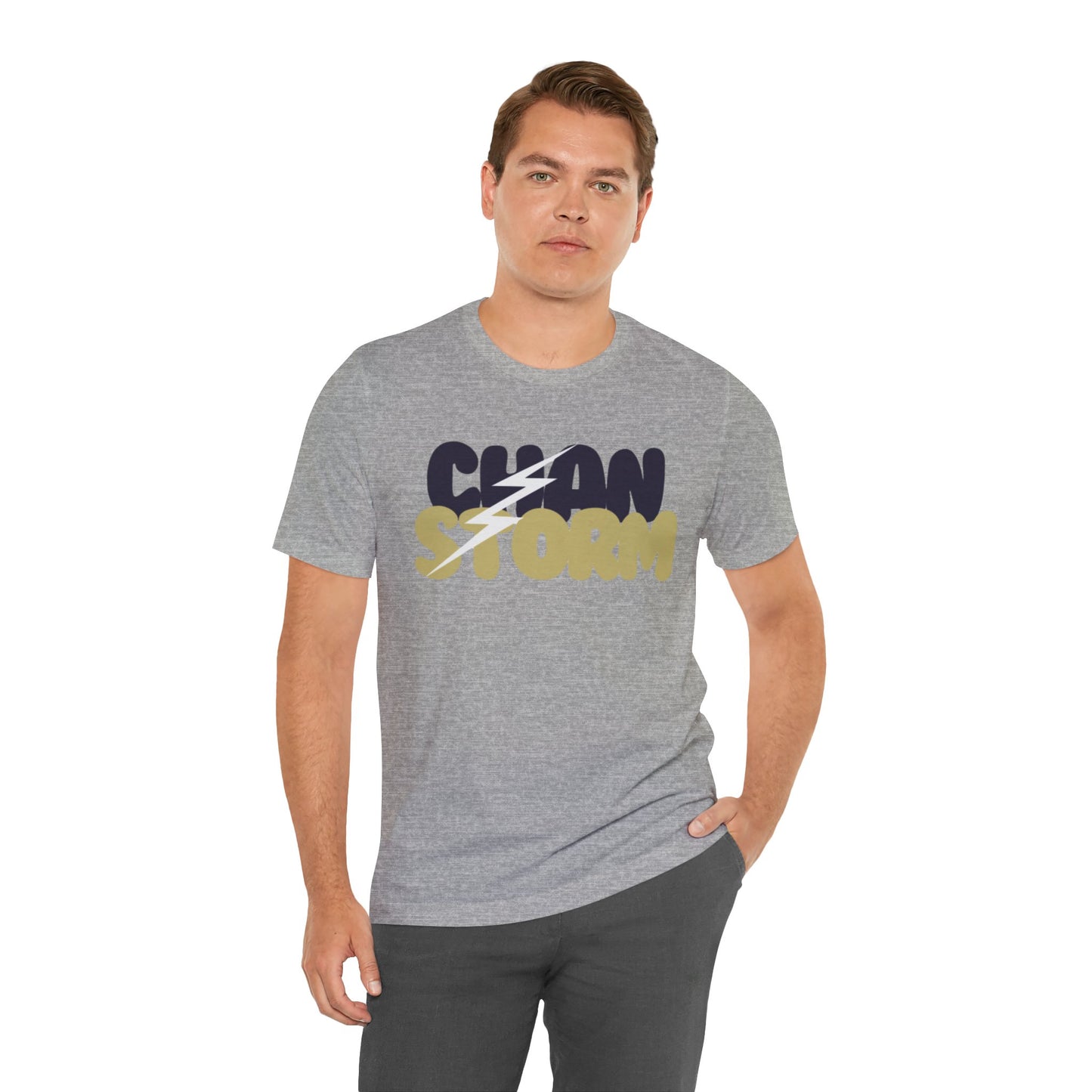 Chan Storm Bubble Letters Unisex Jersey Short Sleeve Tee - Multiple Colors