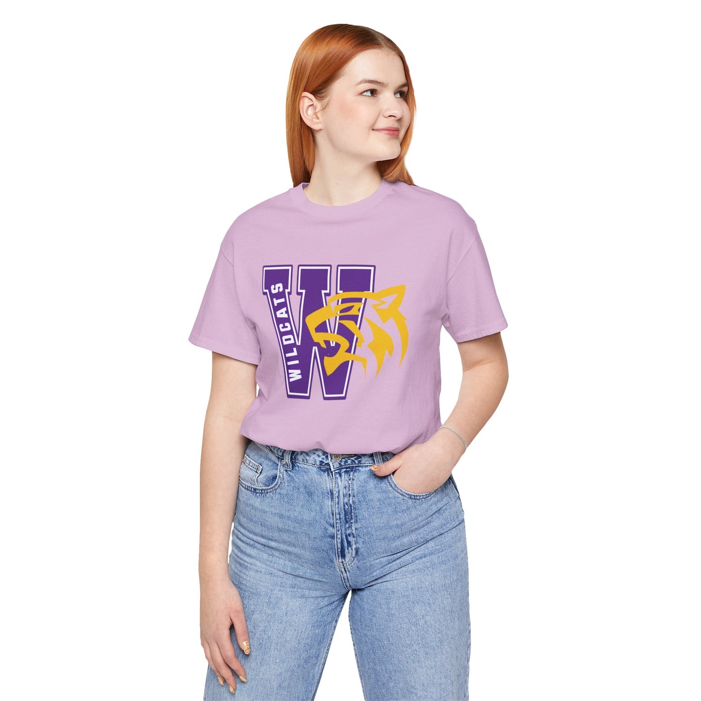 Wildcats Monogram Unisex Jersey Short Sleeve Tee - Multiple Colors