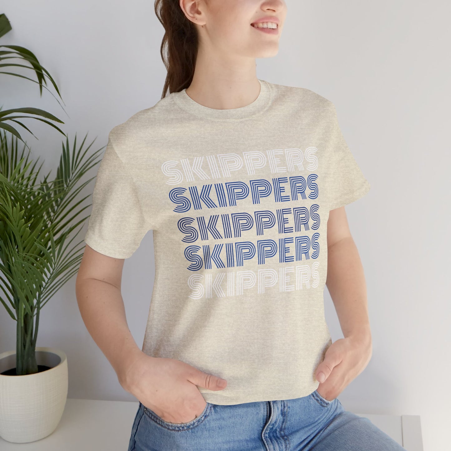 Skippers 5x Line Unisex Jersey Short Sleeve Tee - Multiple Colors