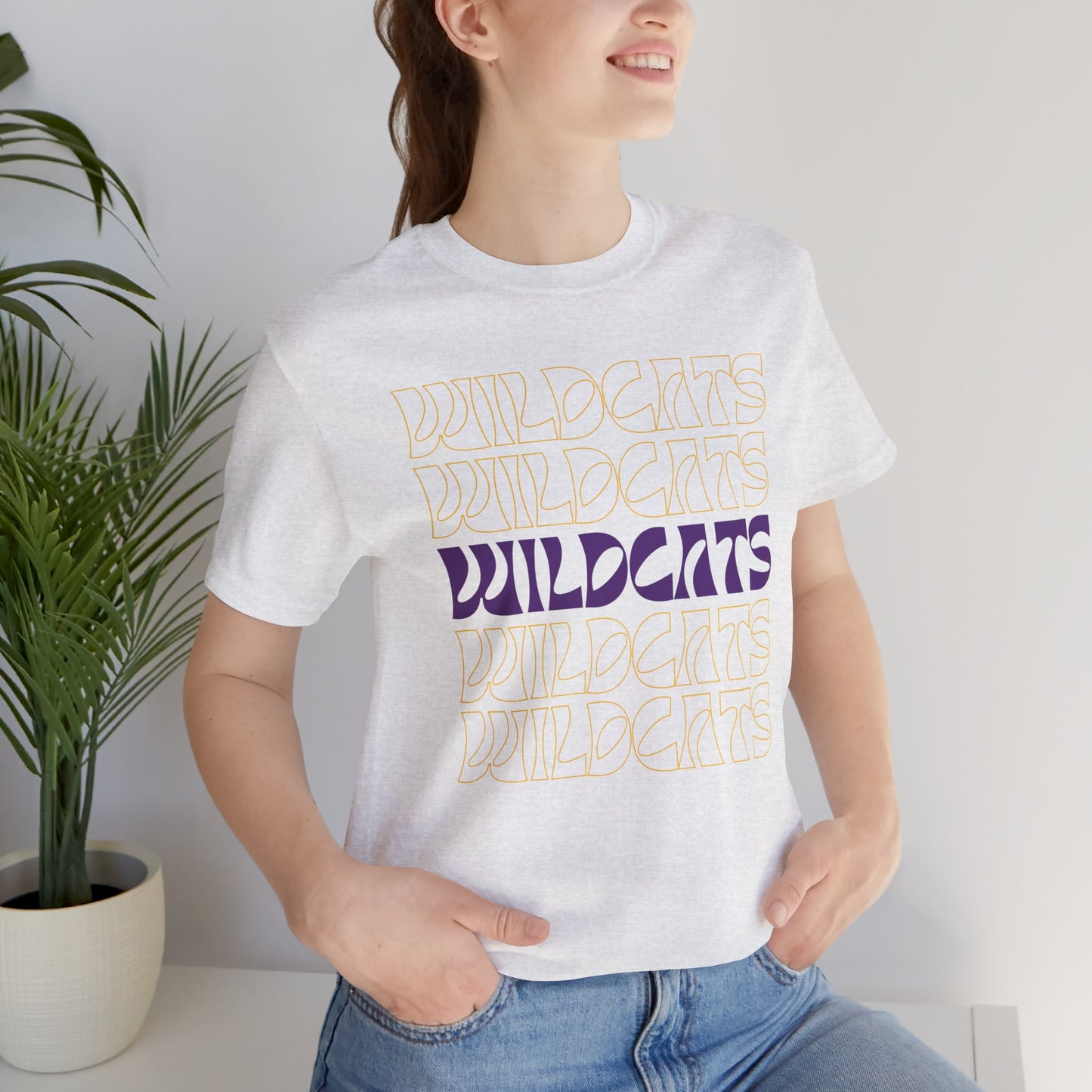 Wildcats 5up Unisex Jersey Short Sleeve Tee - Multiple Colors