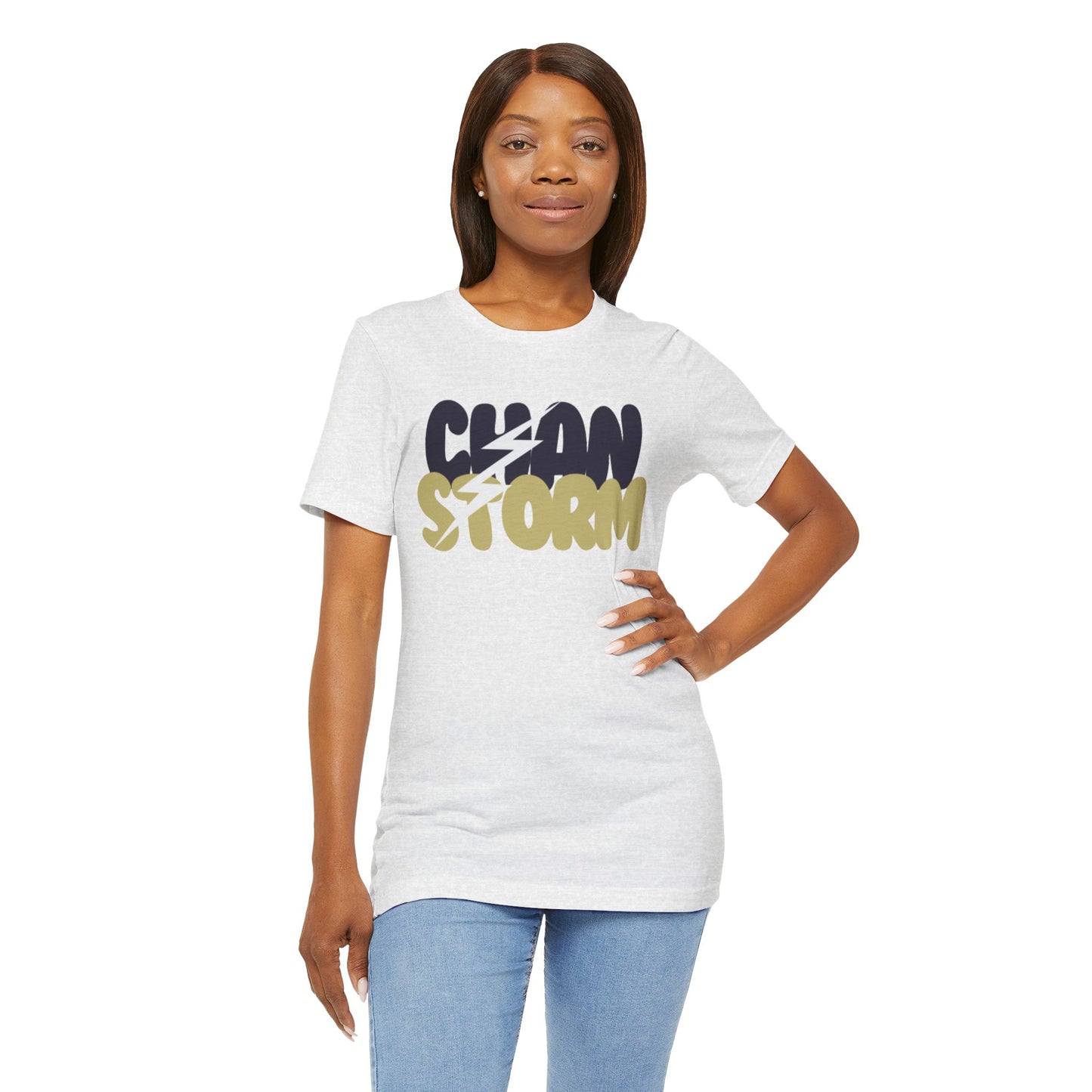 Chan Storm Bubble Letters Unisex Jersey Short Sleeve Tee - Multiple Colors