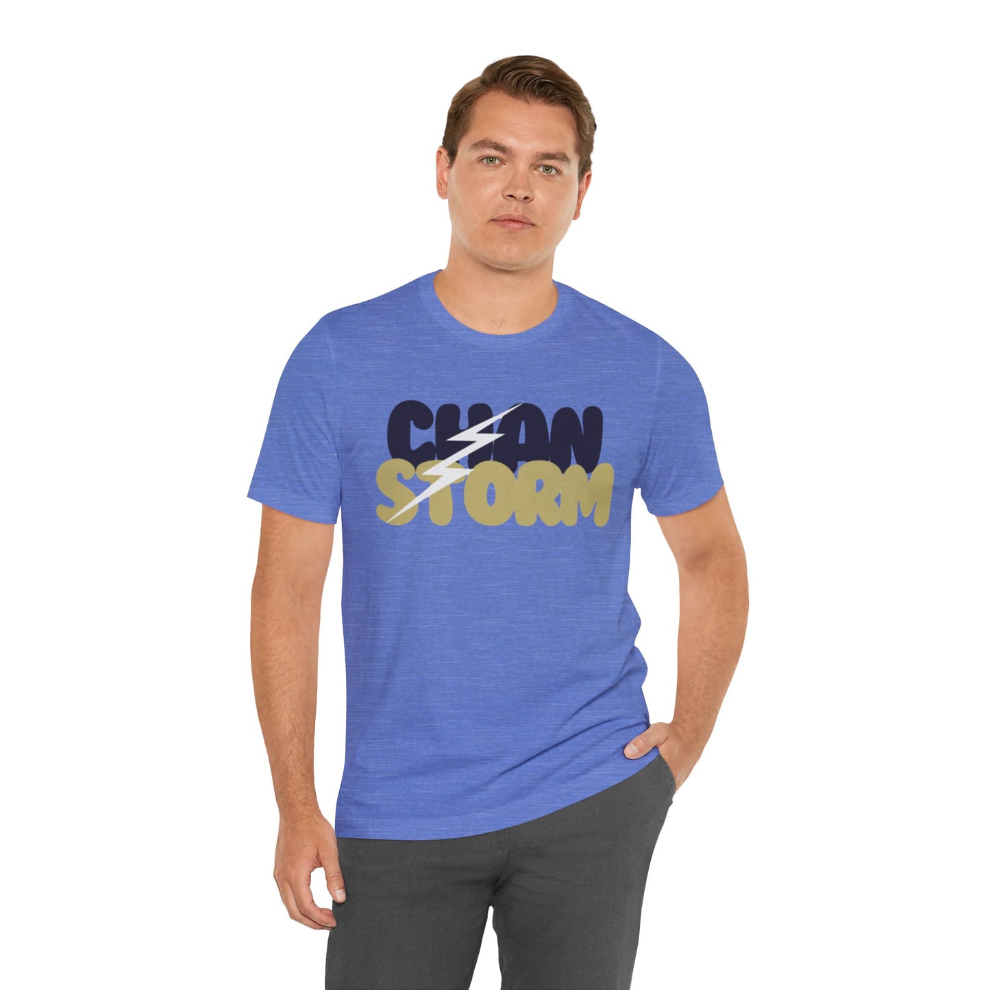 Chan Storm Bubble Letters Unisex Jersey Short Sleeve Tee - Multiple Colors