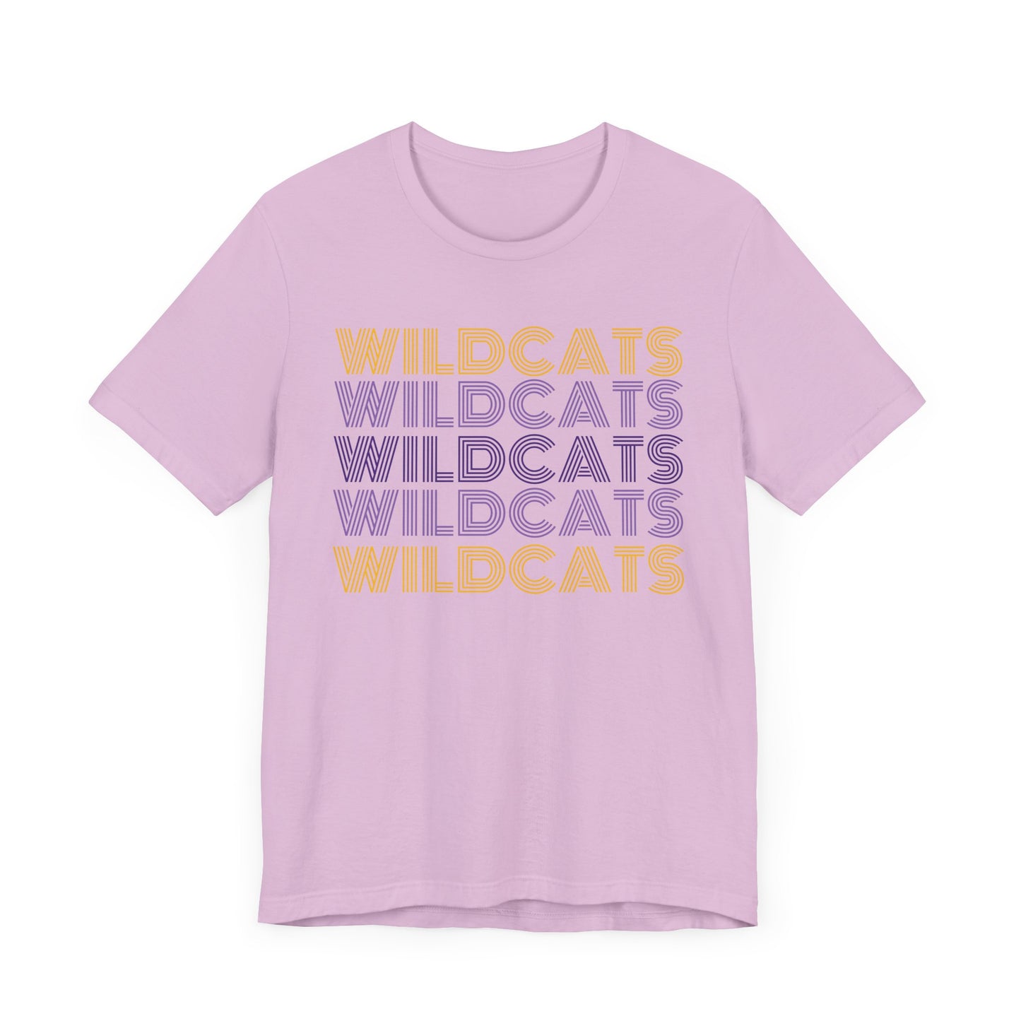 Wildcats 5x Lines Unisex Jersey Short Sleeve Tee - Multiple Colors