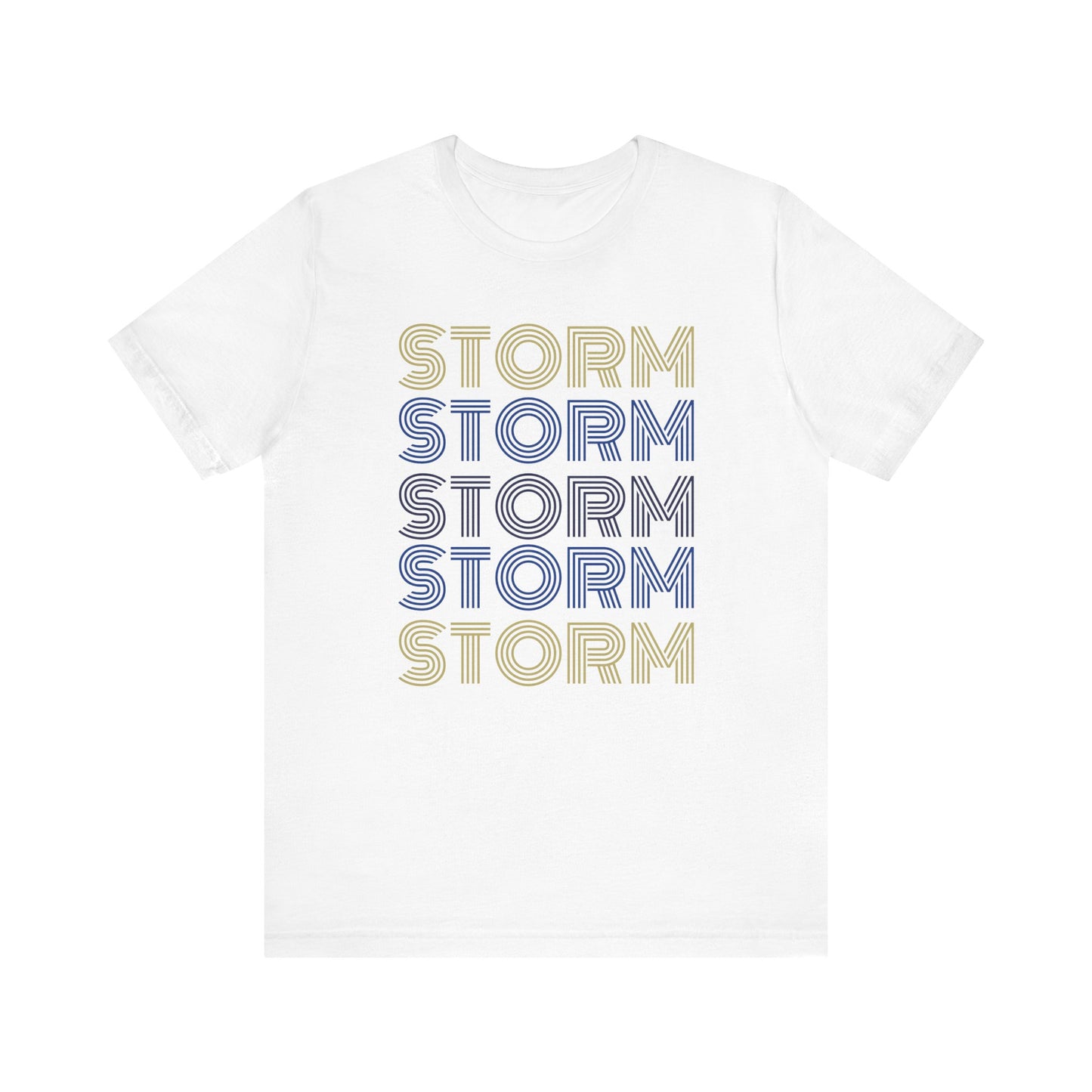 Storm 5x Lines Unisex Jersey Short Sleeve Tee - Multiple Colors