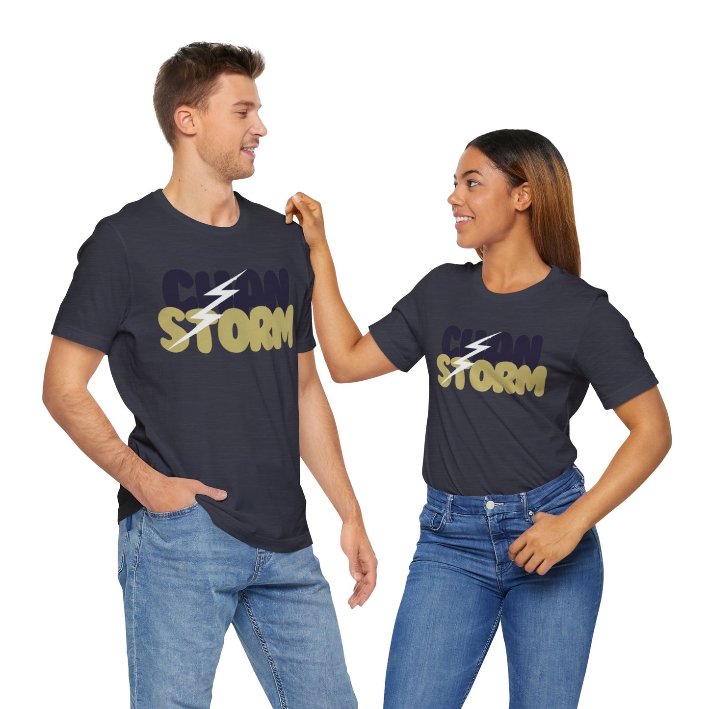 Chan Storm Bubble Letters Unisex Jersey Short Sleeve Tee - Multiple Colors