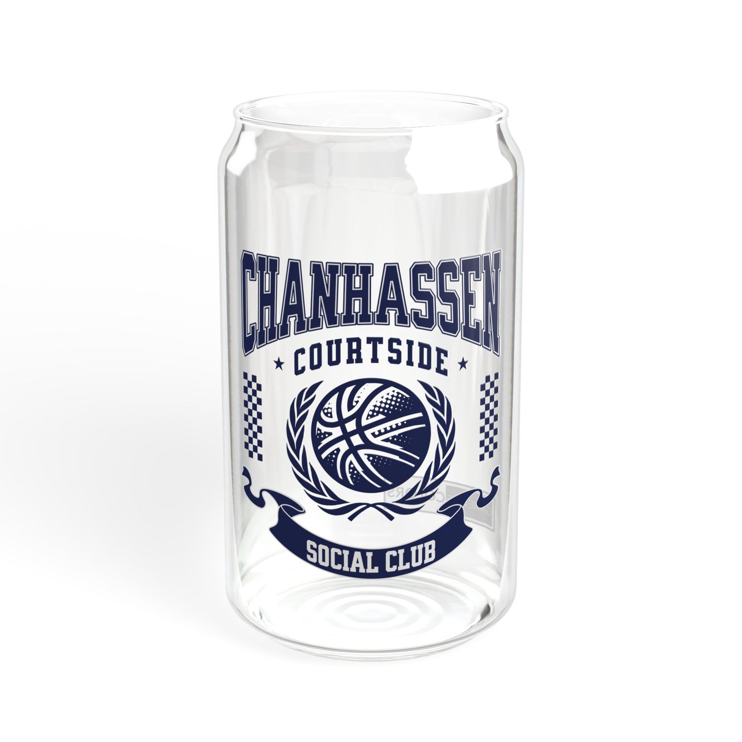 Chanhassen Courtside Social Club Sipper Glass, 16oz