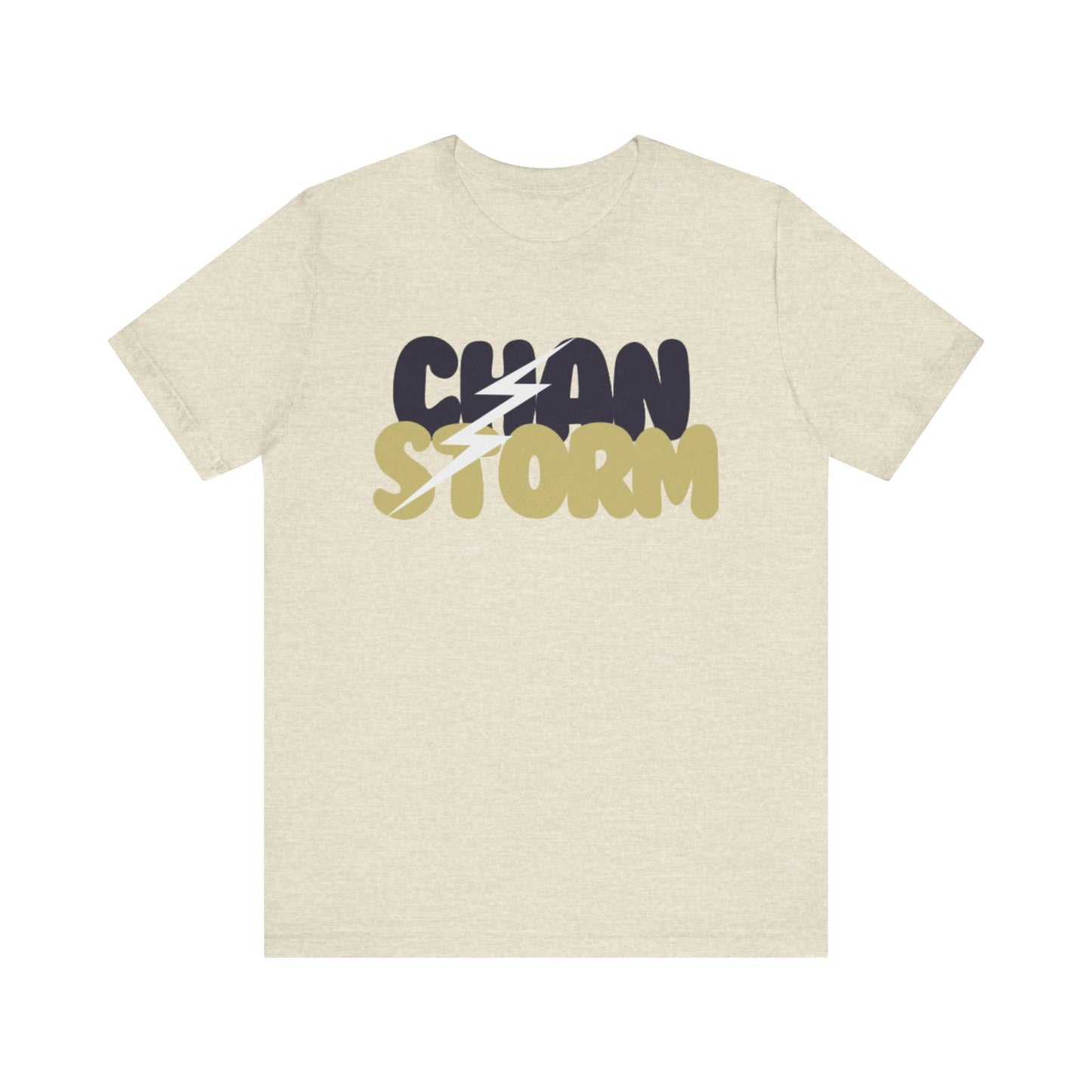 Chan Storm Bubble Letters Unisex Jersey Short Sleeve Tee - Multiple Colors