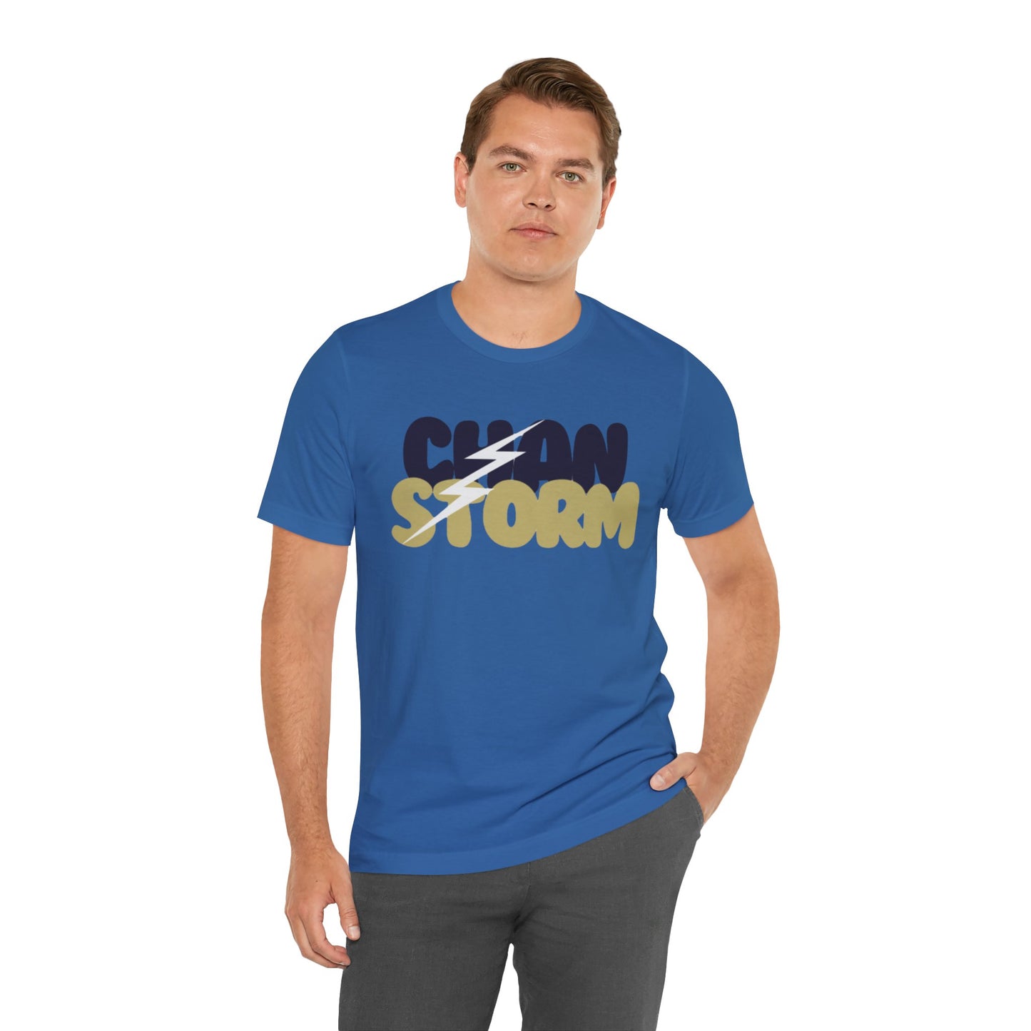 Chan Storm Bubble Letters Unisex Jersey Short Sleeve Tee - Multiple Colors