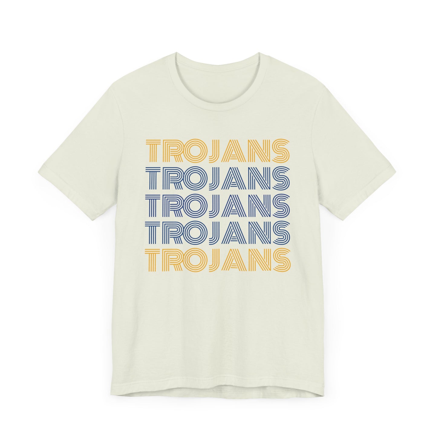 Trojans 5x Line Unisex Jersey Short Sleeve Tee - Multiple Colors