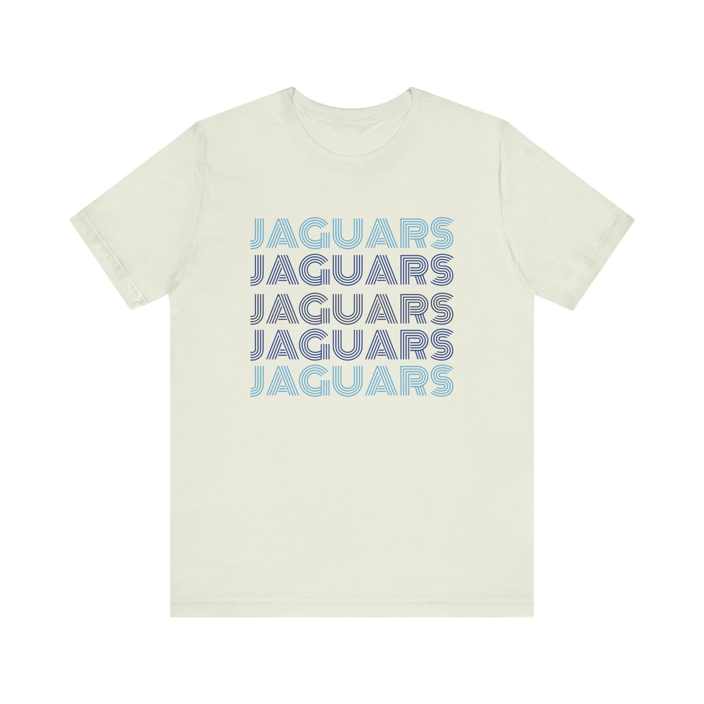 Jaguars 5x Line Unisex Jersey Short Sleeve Tee - Multiple Colors