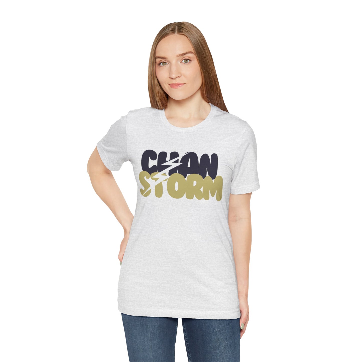 Chan Storm Bubble Letters Unisex Jersey Short Sleeve Tee - Multiple Colors