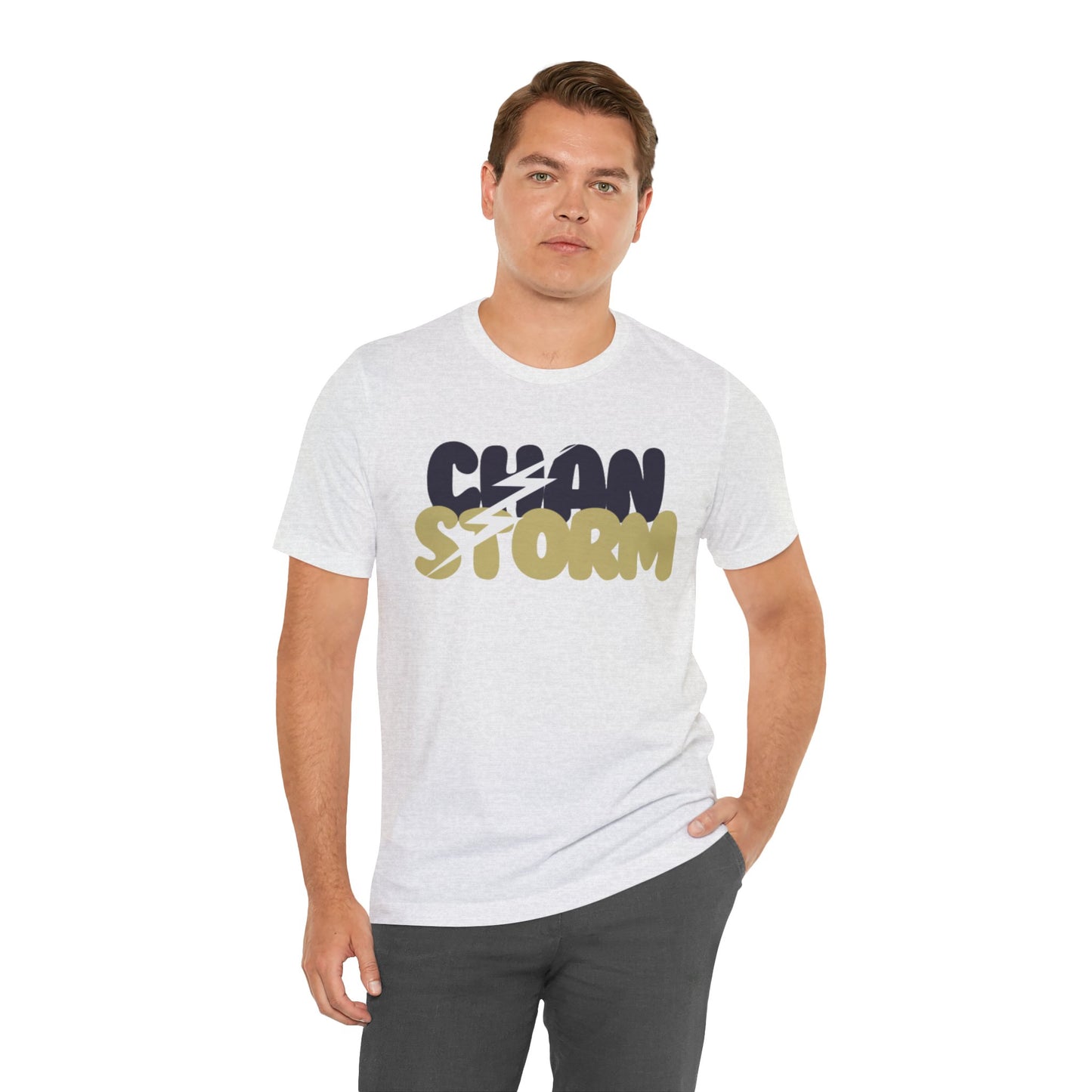 Chan Storm Bubble Letters Unisex Jersey Short Sleeve Tee - Multiple Colors