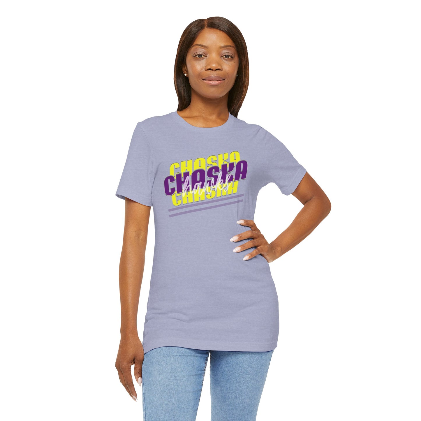 Chaska Hawks Unisex Jersey Short Sleeve Tee - Multiple Colors