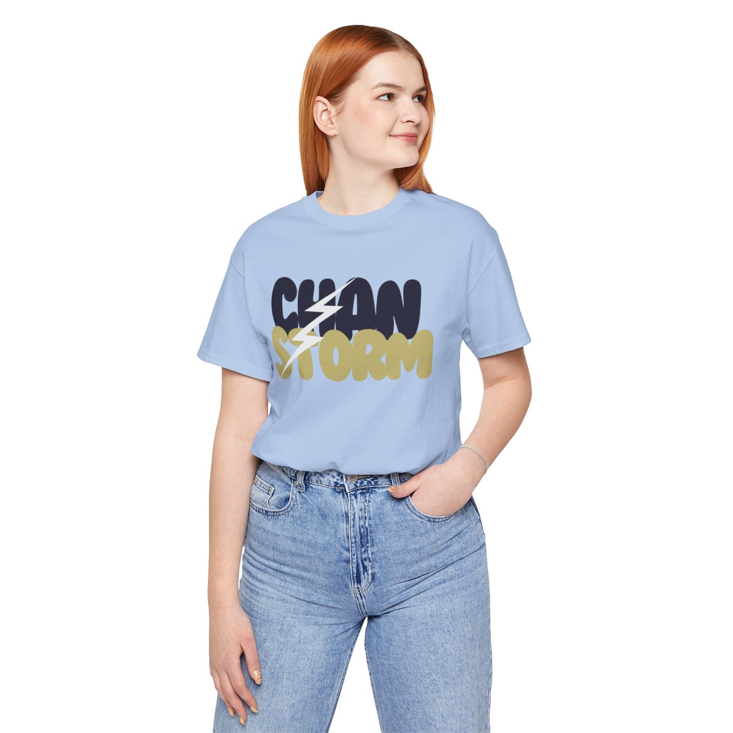 Chan Storm Bubble Letters Unisex Jersey Short Sleeve Tee - Multiple Colors