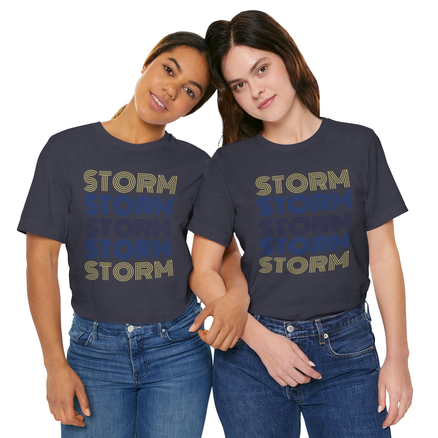 Storm 5x Lines Unisex Jersey Short Sleeve Tee - Multiple Colors