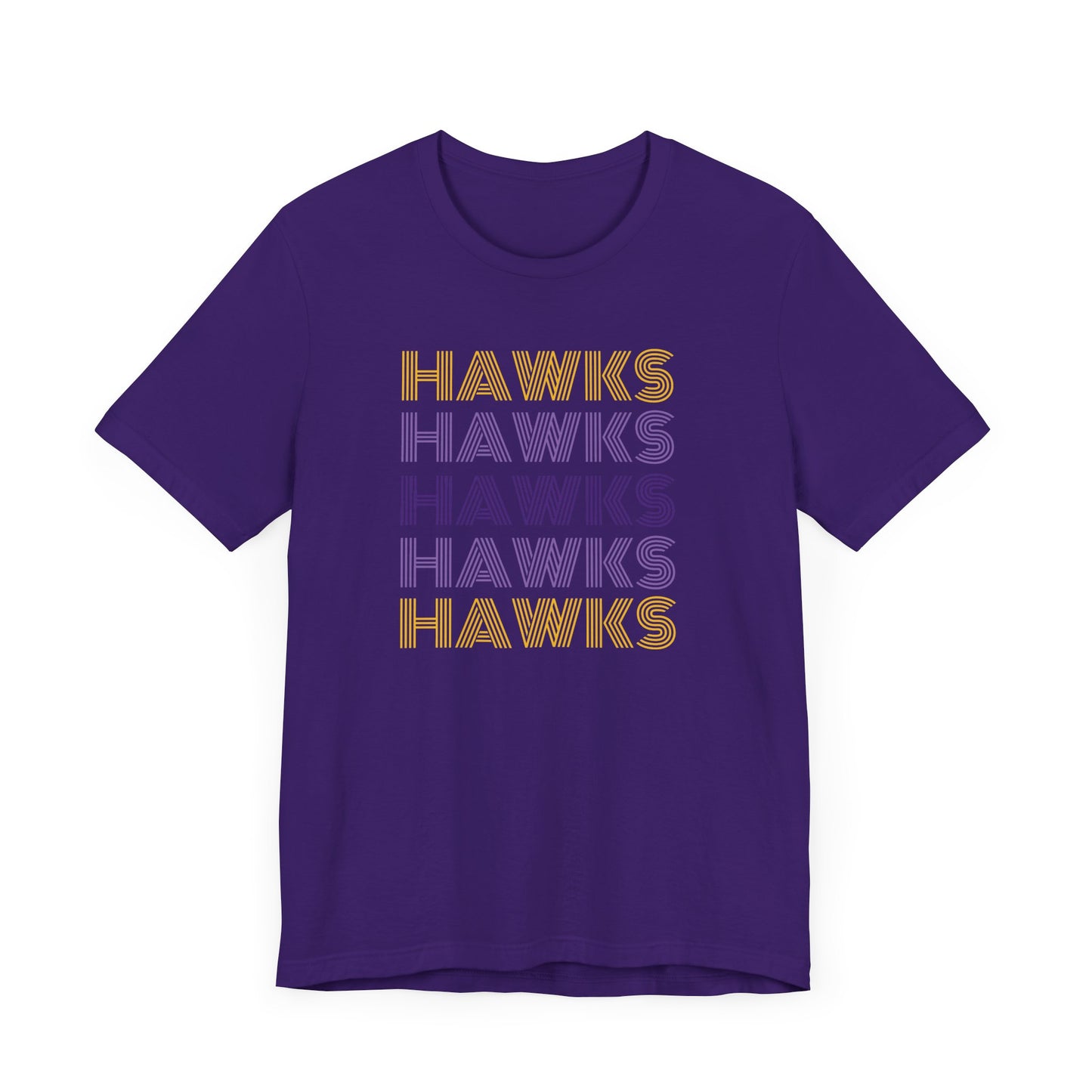 Hawks 5x Lines Unisex Jersey Short Sleeve Tee - Multiple Colors