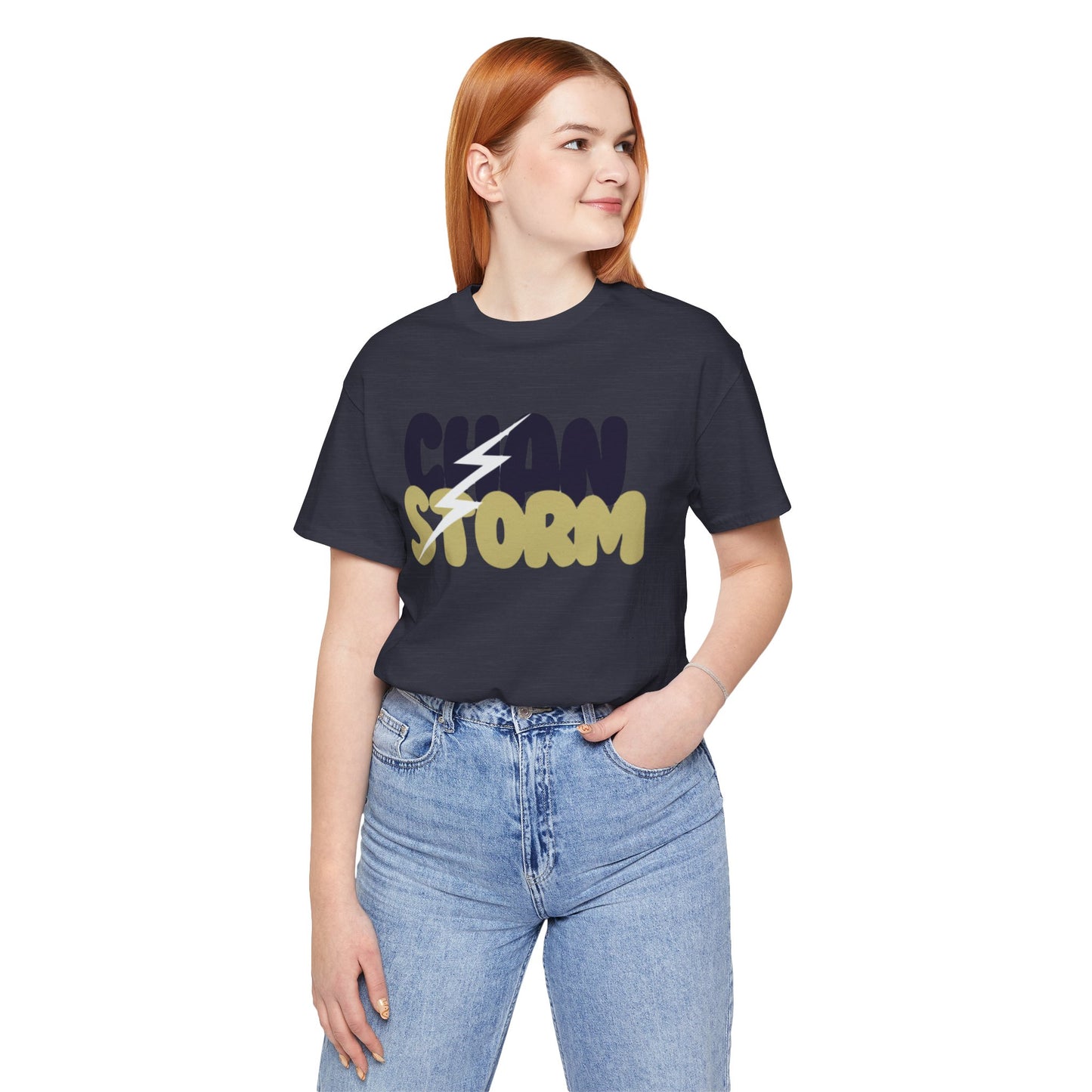 Chan Storm Bubble Letters Unisex Jersey Short Sleeve Tee - Multiple Colors