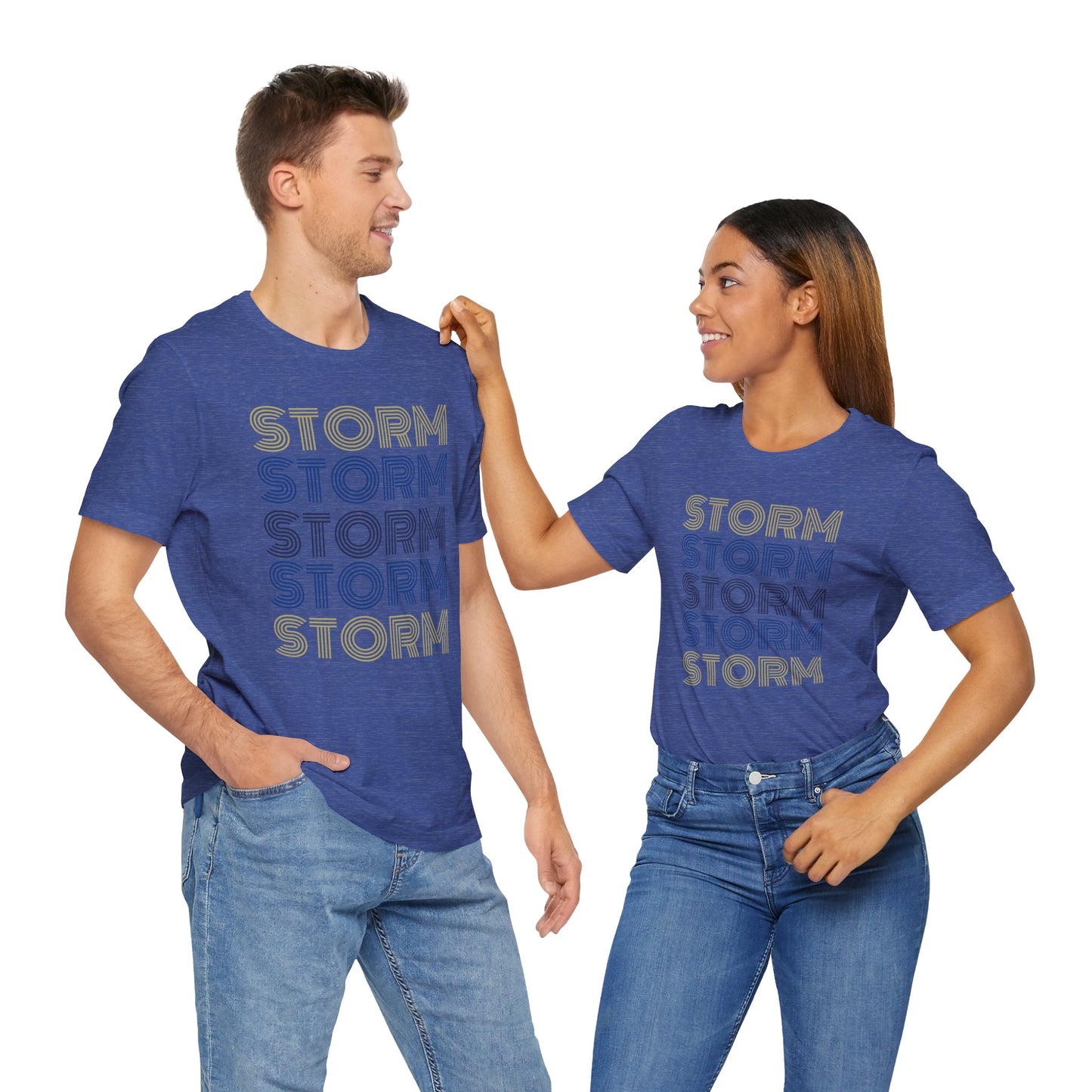 Storm 5x Lines Unisex Jersey Short Sleeve Tee - Multiple Colors