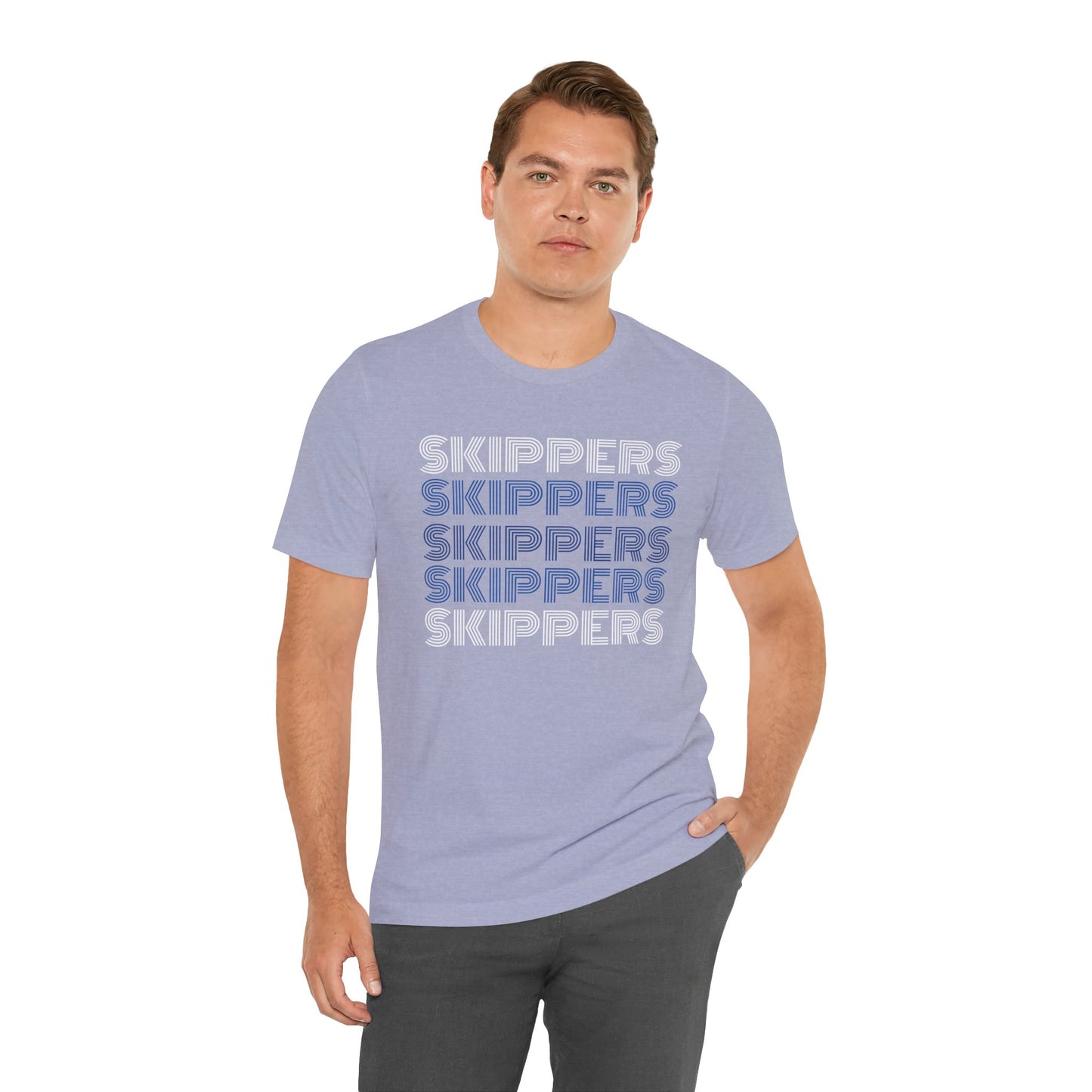 Skippers 5x Line Unisex Jersey Short Sleeve Tee - Multiple Colors