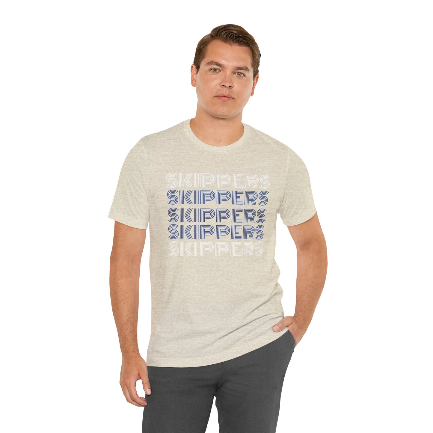 Skippers 5x Line Unisex Jersey Short Sleeve Tee - Multiple Colors