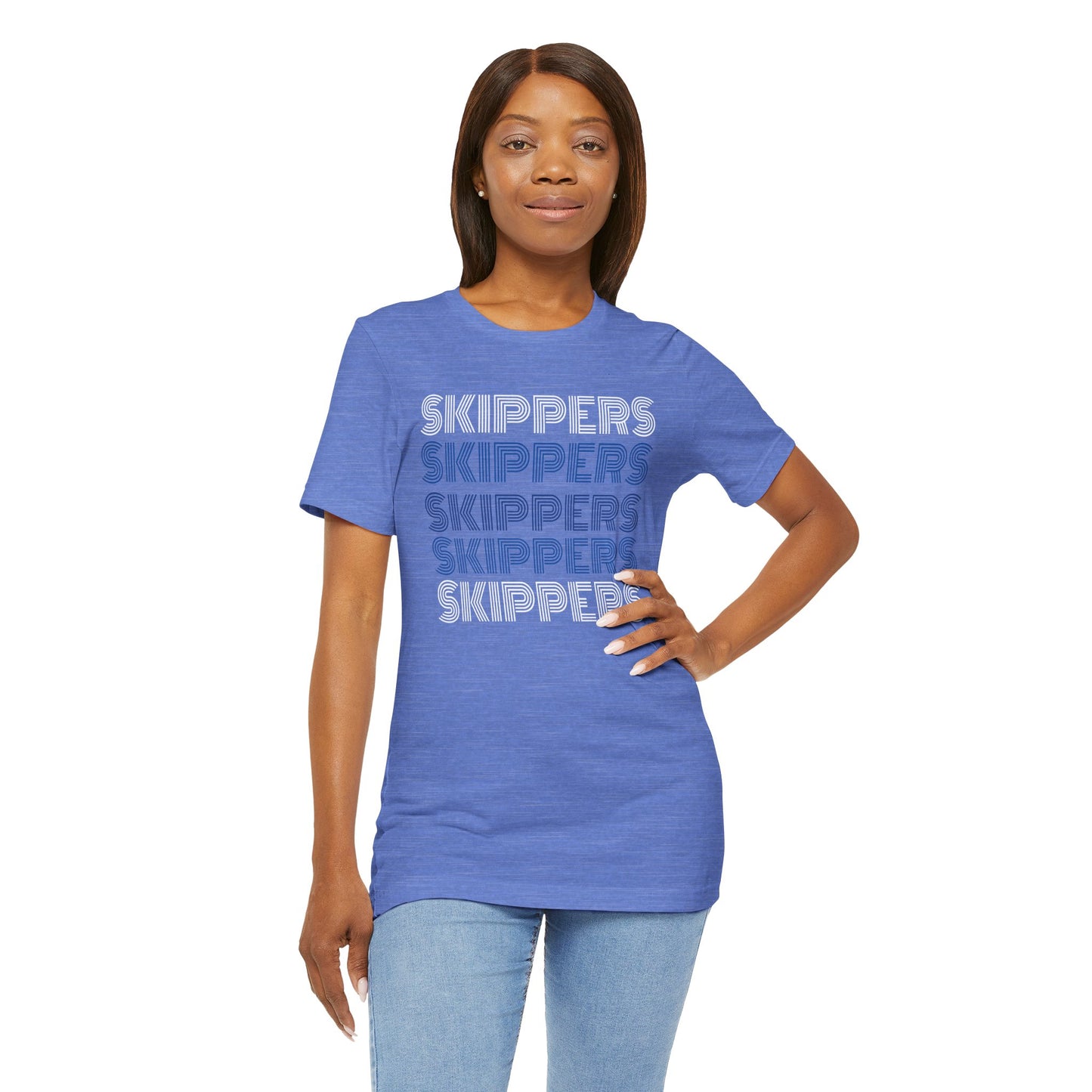 Skippers 5x Line Unisex Jersey Short Sleeve Tee - Multiple Colors