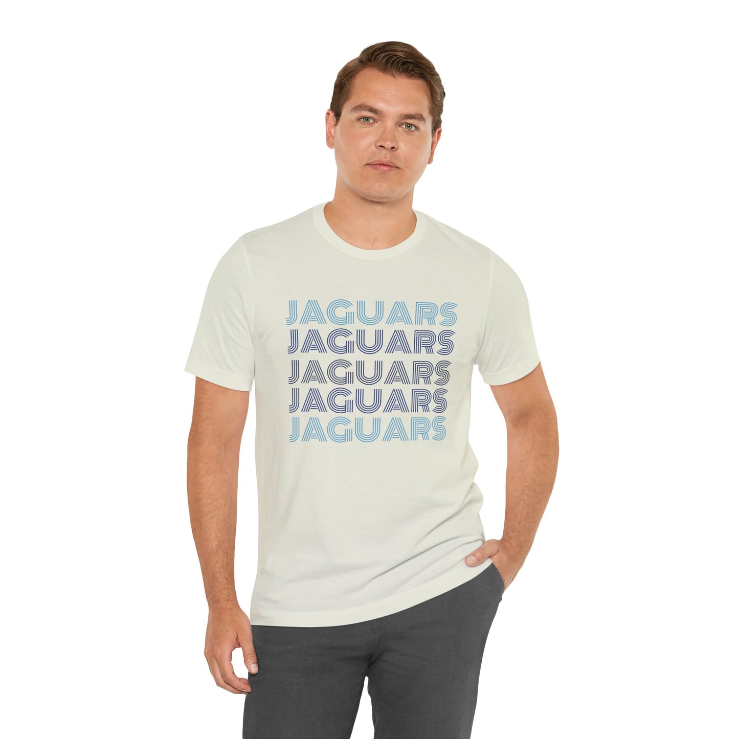 Jaguars 5x Line Unisex Jersey Short Sleeve Tee - Multiple Colors