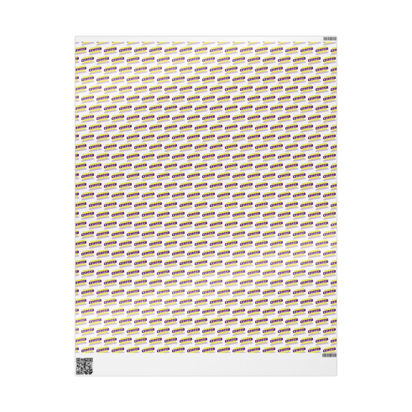 Chaska Hawks Wrapping Paper - White