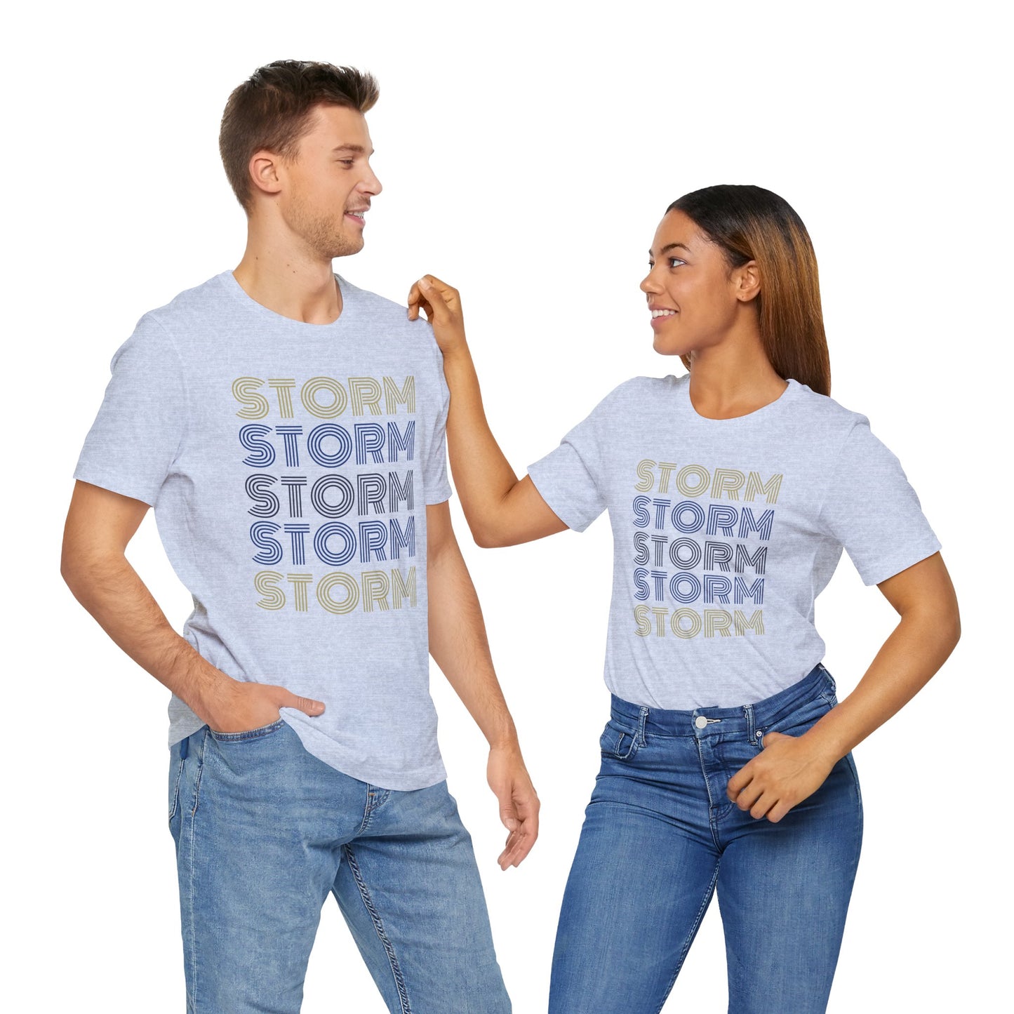 Storm 5x Lines Unisex Jersey Short Sleeve Tee - Multiple Colors