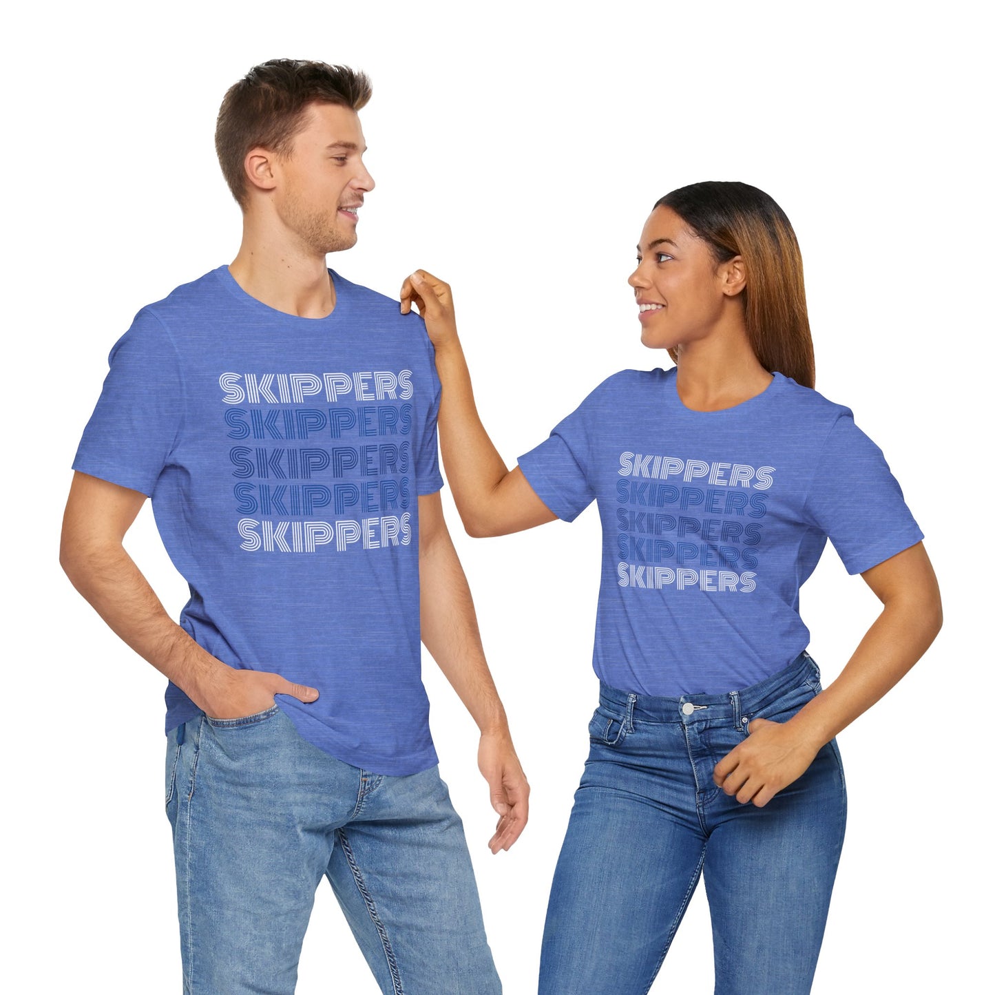 Skippers 5x Line Unisex Jersey Short Sleeve Tee - Multiple Colors