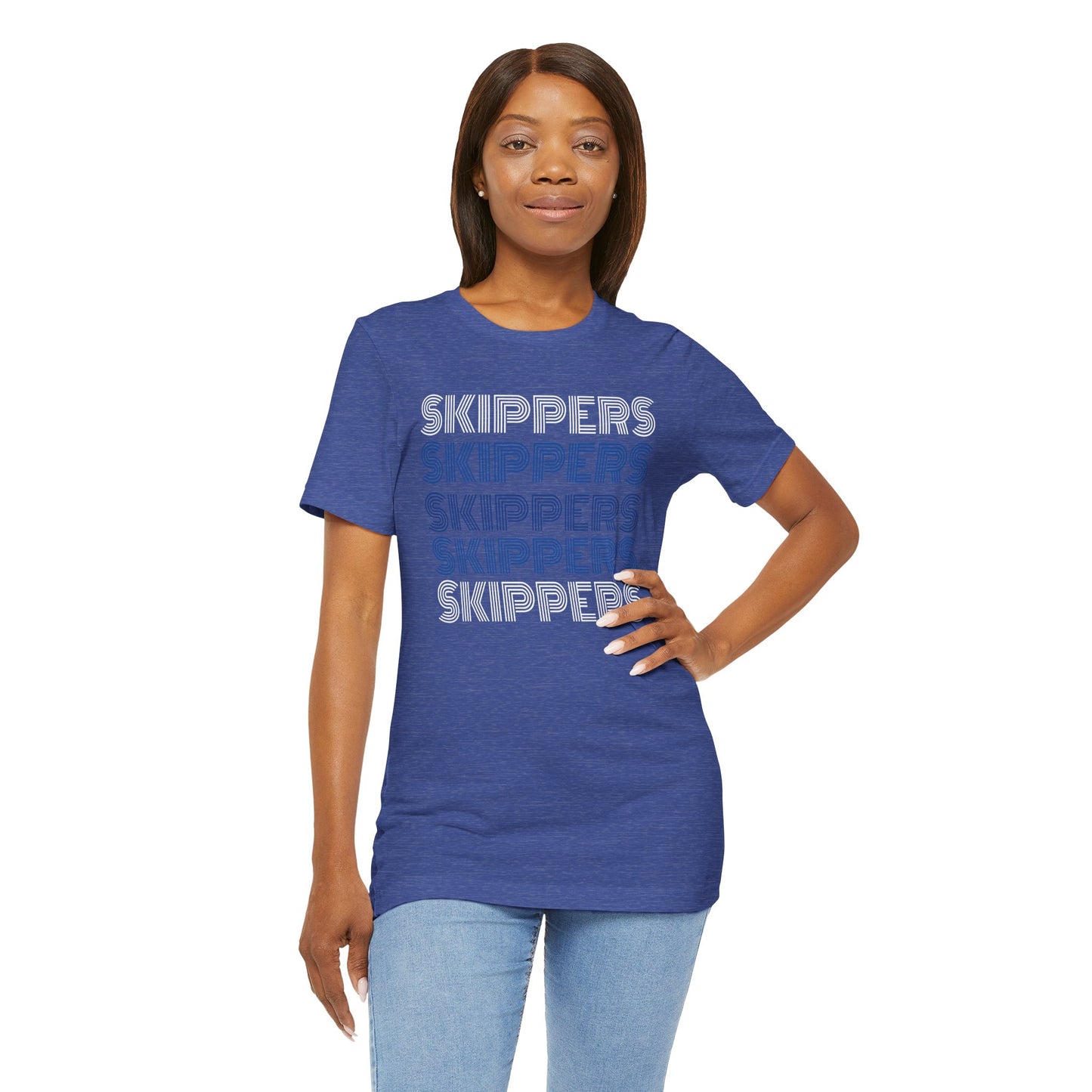 Skippers 5x Line Unisex Jersey Short Sleeve Tee - Multiple Colors