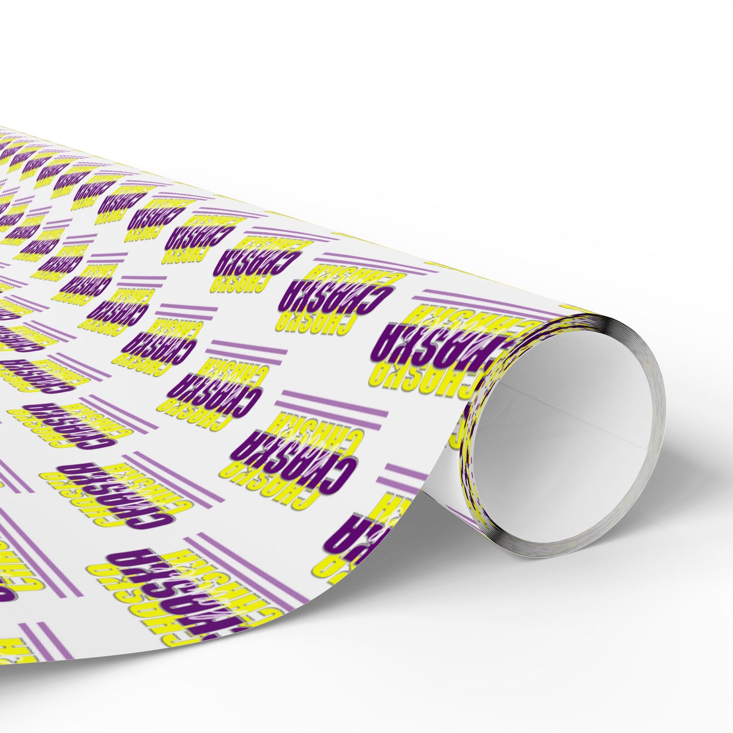 Chaska Hawks Wrapping Paper - White