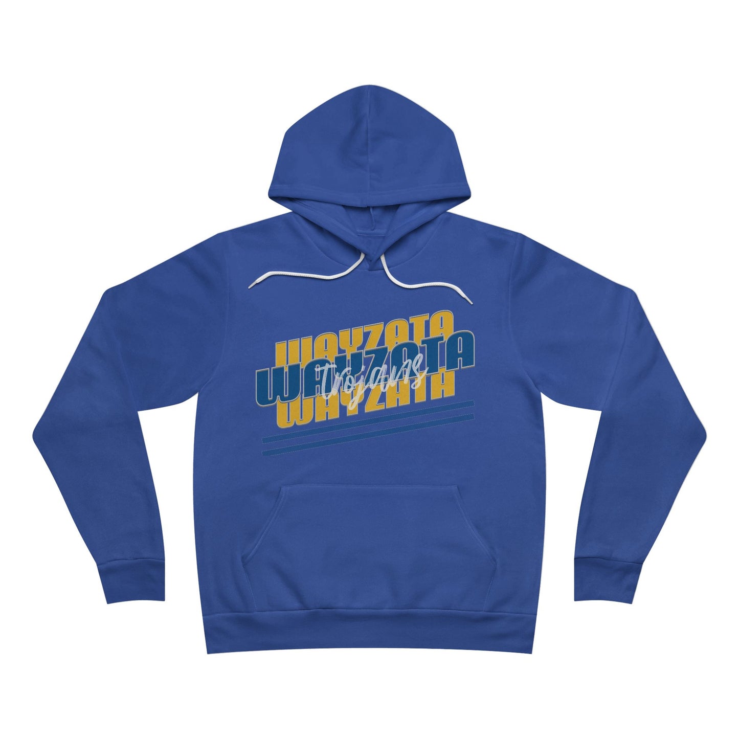 Wayzata Trojans 3up Unisex Sponge Fleece Pullover Hoodie