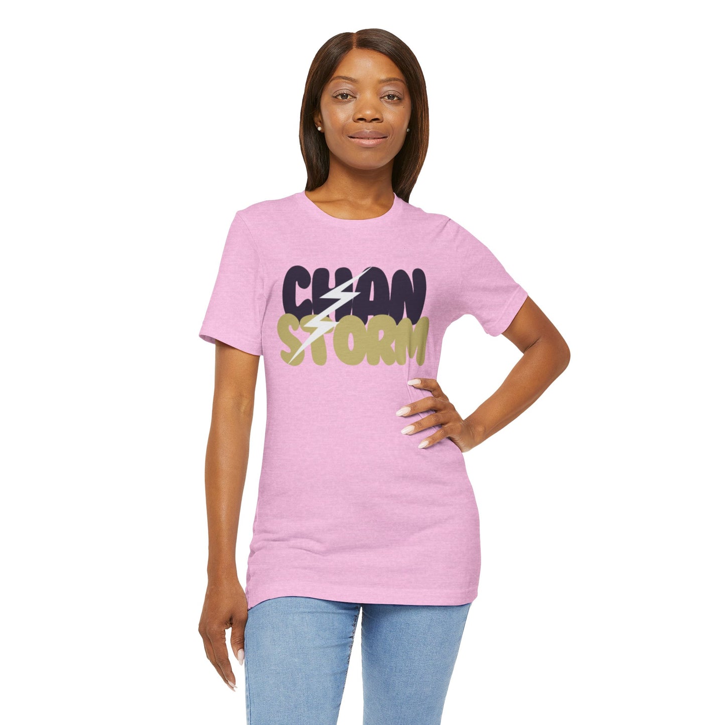 Chan Storm Bubble Letters Unisex Jersey Short Sleeve Tee - Multiple Colors