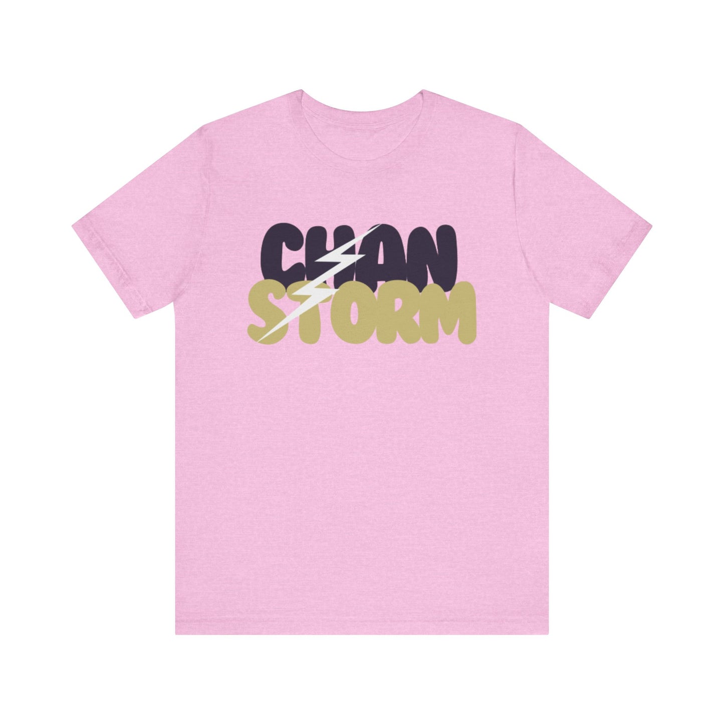 Chan Storm Bubble Letters Unisex Jersey Short Sleeve Tee - Multiple Colors