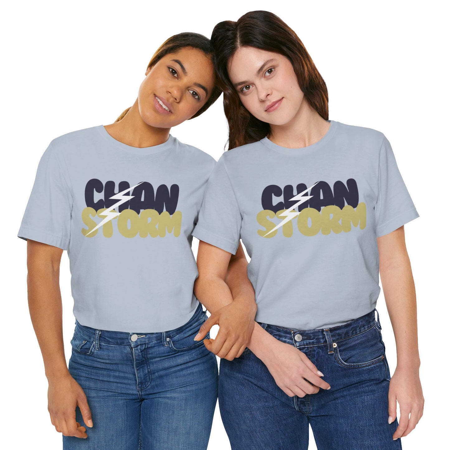 Chan Storm Bubble Letters Unisex Jersey Short Sleeve Tee - Multiple Colors