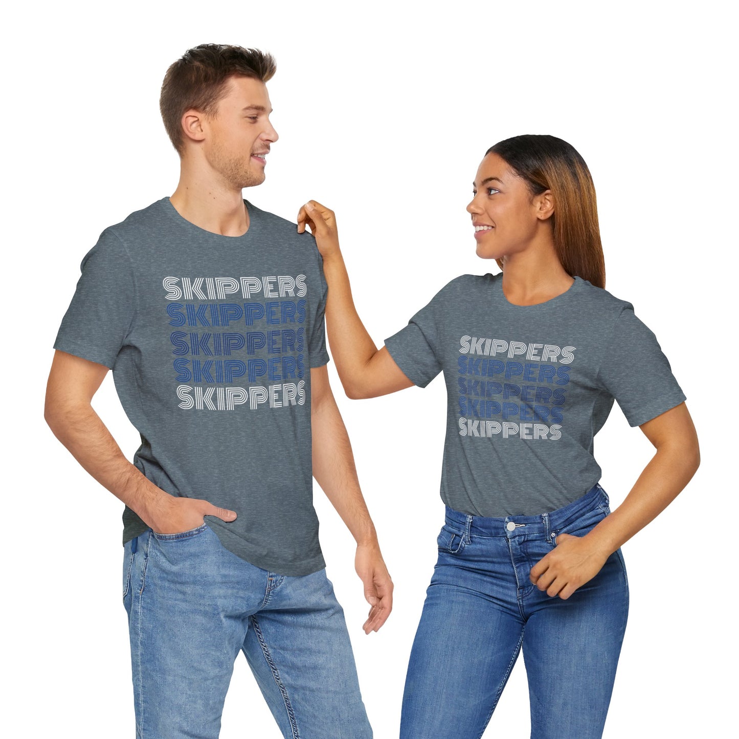 Skippers 5x Line Unisex Jersey Short Sleeve Tee - Multiple Colors