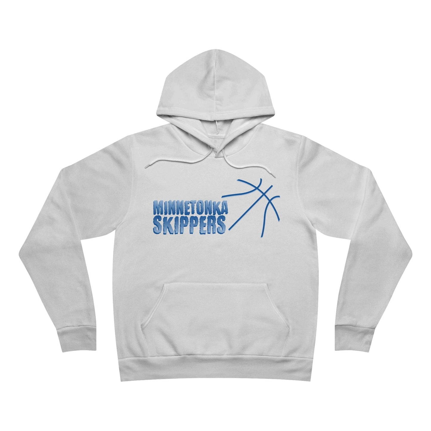 Minnetonka Basketball Outline Unisex Sponge Fleece Pullover Hoodie